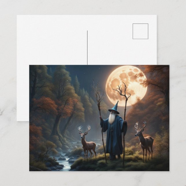 Wizard Postcard (Front/Back)