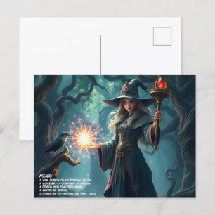 Wizard Postcard