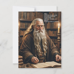 Wizard Postcard