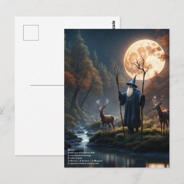 Wizard Postcard (Front/Back)