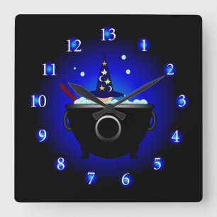 Wizard Potions Wall Clock