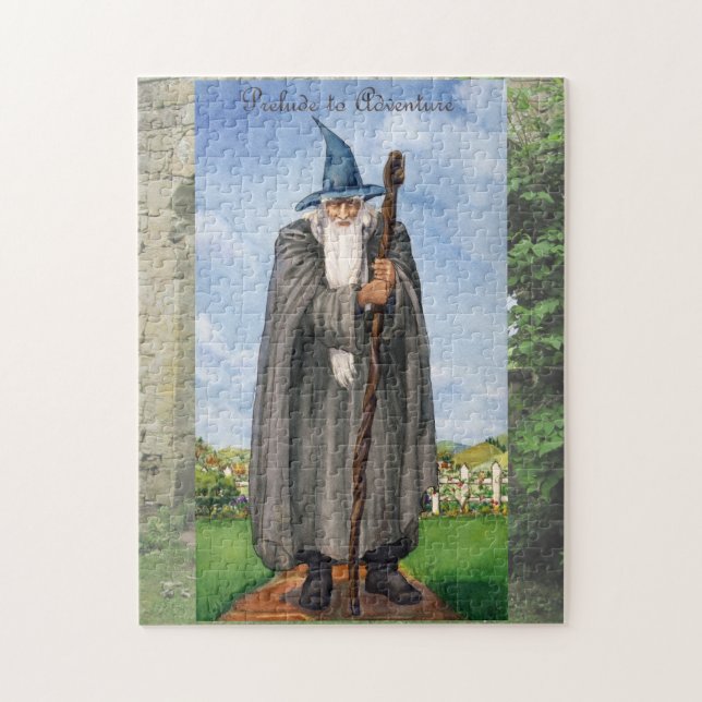 Wizard Prelude to Adventure Photo Enlargement Jigsaw Puzzle (Vertical)