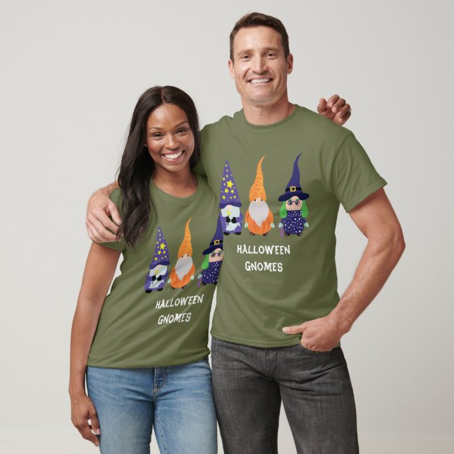 Wizard Pumpkin Witch Halloween Gnomes Unisex T-Shirt (Unisex)