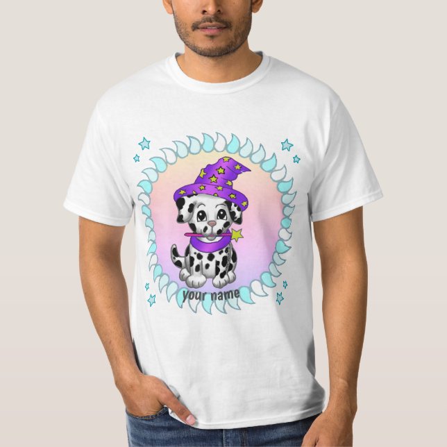 Wizard Puppy dog T-Shirt (Front)