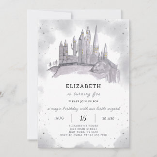 Wizard School Birthday Invitation