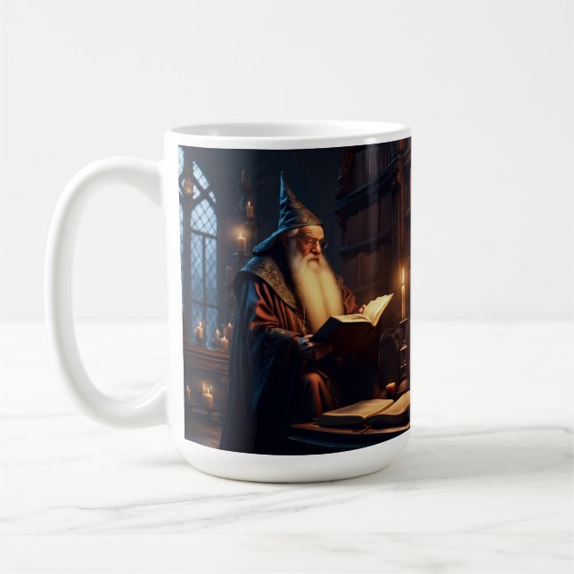 Wizard Study Coffee Mug (Left)