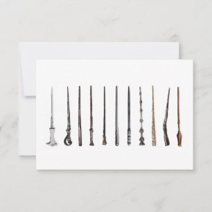 Wizard Wands  Thank You Card