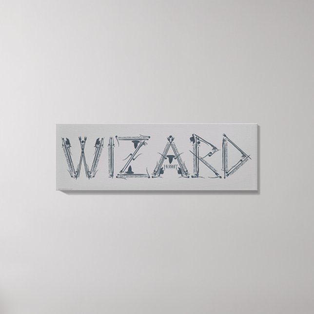 Wizard Weapon Collage Canvas Print (Front)