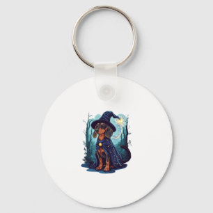 Wizard Wiener � Magical Dachshund Keychain