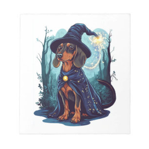 Wizard Wiener � Magical Dachshund Notepad