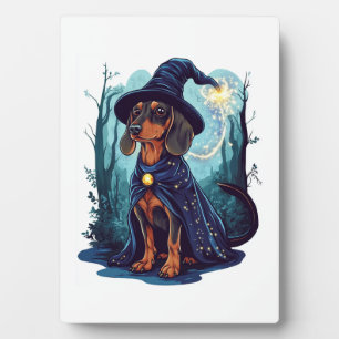 Wizard Wiener � Magical Dachshund Plaque