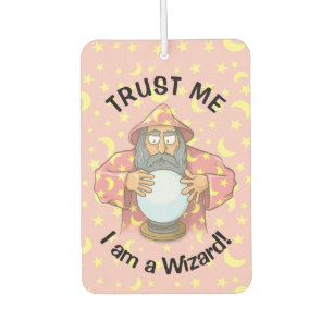 Wizard with Ball Air Freshener