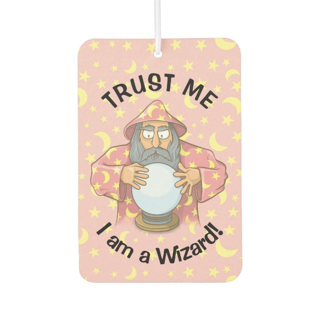 Wizard with Ball Air Freshener (Front)