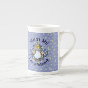 Wizard with Ball Bone China Mug
