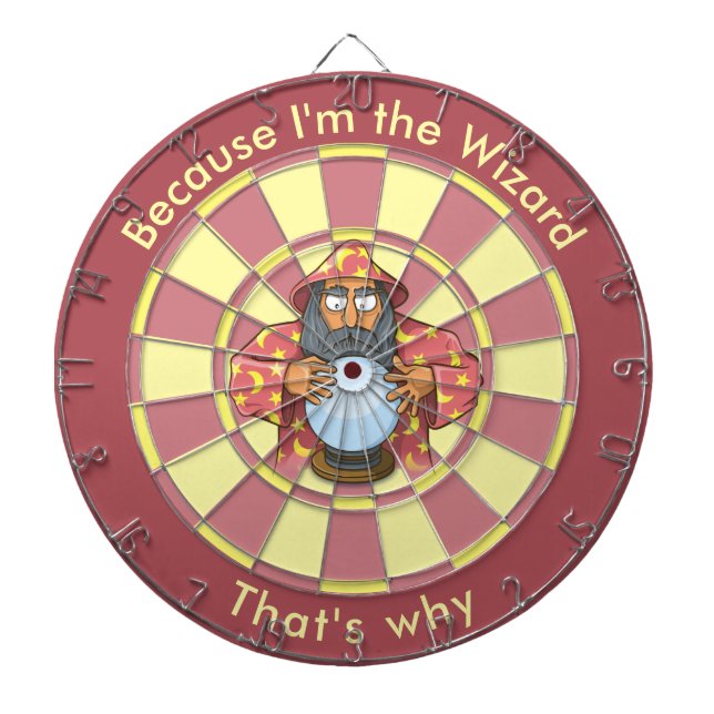 Wizard with Ball Dartboard (Front)