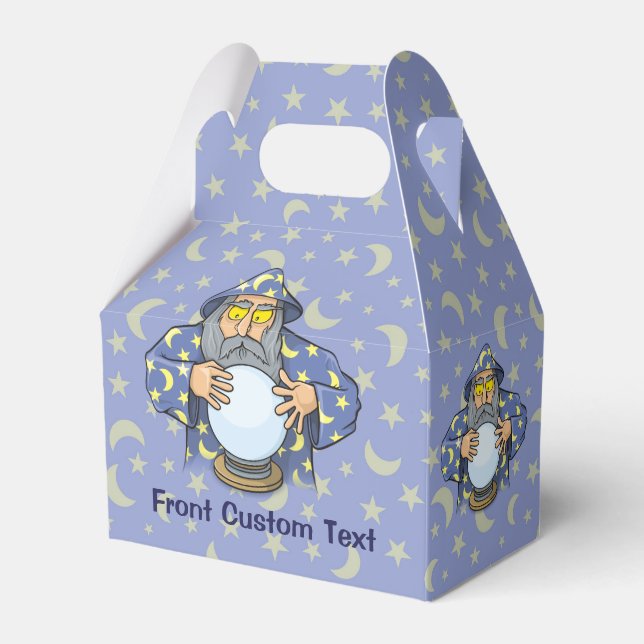Wizard with Ball Favor Box (Front Side)