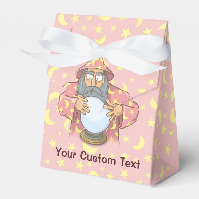 Wizard with Ball Favor Box (Front Side)