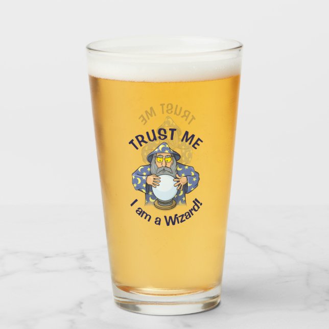 Wizard with Ball Glass (Front Filled)