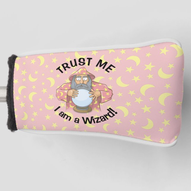 Wizard with Ball Golf Head Cover (Front)