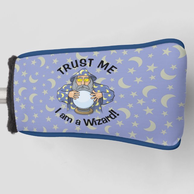 Wizard with Ball Golf Head Cover (Front)