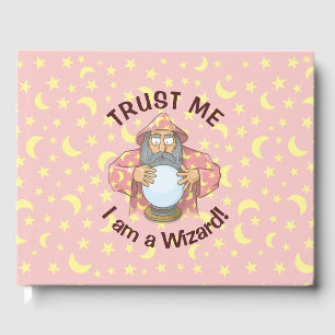 Wizard with Ball Guest Book