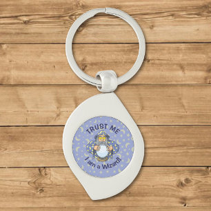 Wizard with Ball Keychain