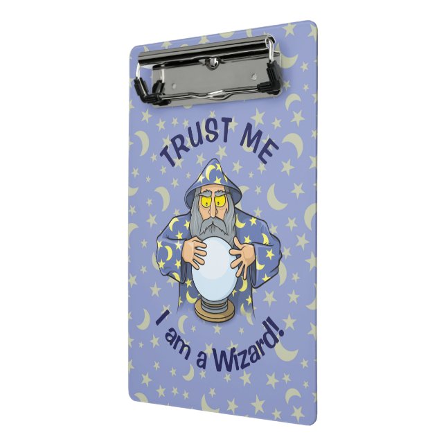 Wizard with Ball Mini Clipboard (Angled2)