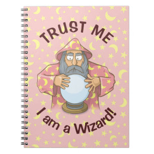 Wizard with Ball Notebook