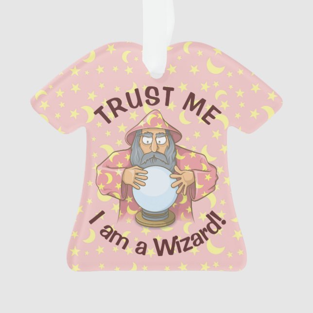 Wizard with Ball Ornament (Front)