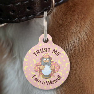 Wizard with Ball Pet Tag