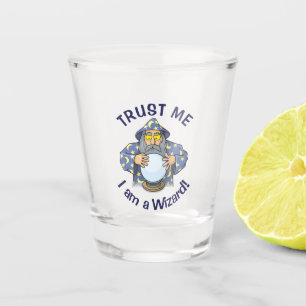Wizard with Ball Shot Glass