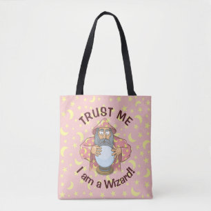 Wizard with Ball Tote Bag