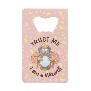 Wizard with Ball Wallet Bottle Opener