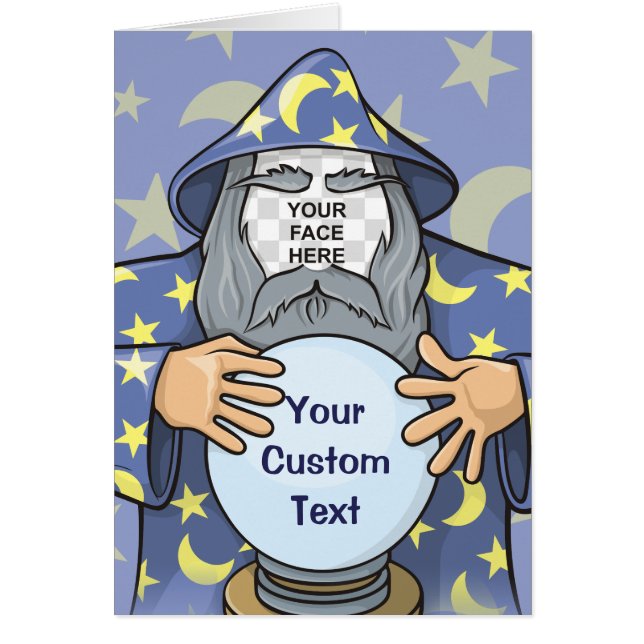 Wizard with your face (Front)