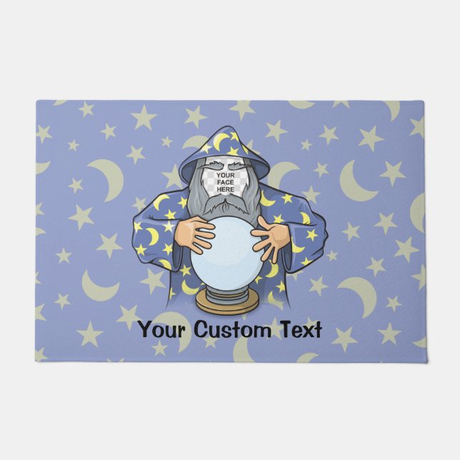 Wizard with your face doormat (Front)