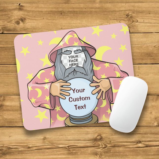 Wizard with your face mouse pad (Creator Uploaded)