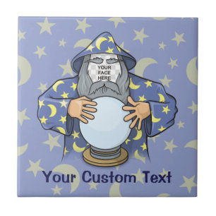 Wizard with your face tile