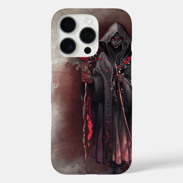 Wizardry | Shadowy Dark Witch Glowing Red Eyes Case-Mate iPhone Case (Back)