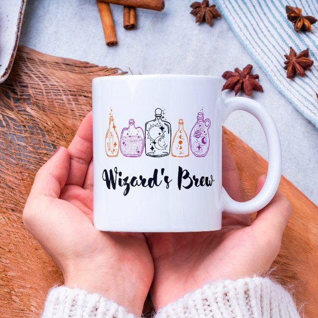 Wizard's Brew Funny Customizable Coffee Mug (Creator Uploaded)