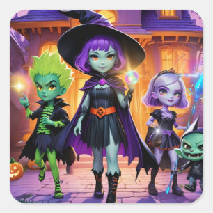 Wizards, Ghouls, and Spooky Sticker