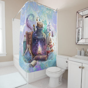 Wizards Table   Watercolor Witch Spellcasting Desk