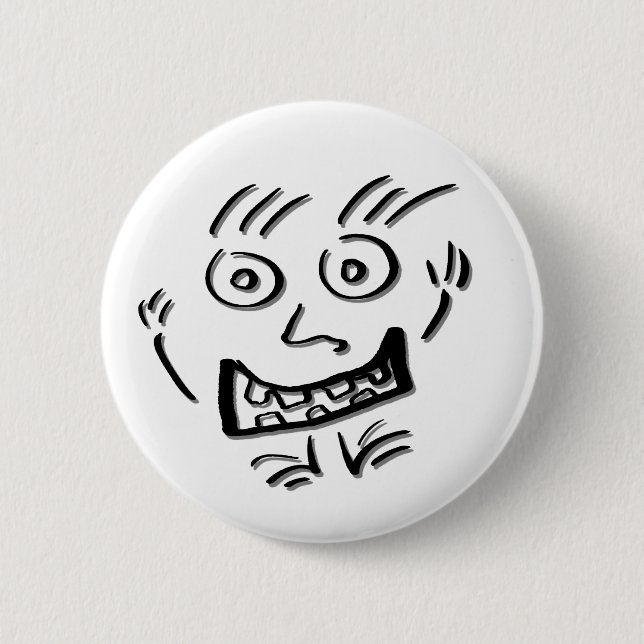 Wizzy Doodle Nut ds - 2 Inch Round Button (Front)