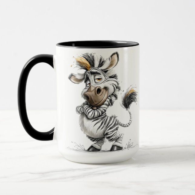 wjhimsical Zebra Mug (Left)