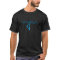 WJM black gradient logo tee (men's)