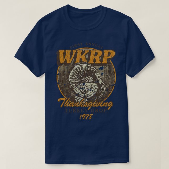 WKRP Turkey Drop 1978 T-Shirt (Design Front)