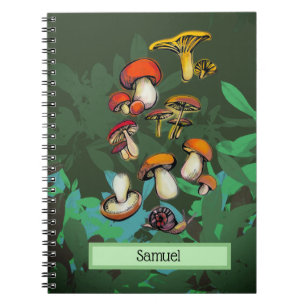 Wlld mushrooms notebook