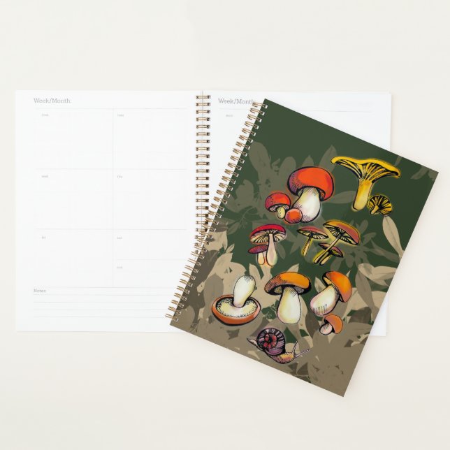 Wlld mushrooms planner (Display)