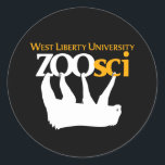 WLU Zoo Science 3" Vinyl Sticker<br><div class="desc">Stuck on Zoo Sci?  Share your love of all things Zoo Sci with these 3" vinyl WLU Zoo Science stickers!</div>