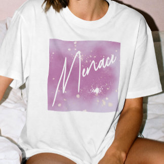 WLW Lavender Menace Lesbian Subtle Sapphic T-Shirt