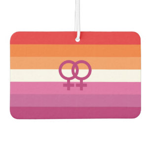 WLW Lesbian Pride Flag Air Freshener